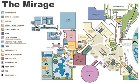 Mirage Casino Mapa