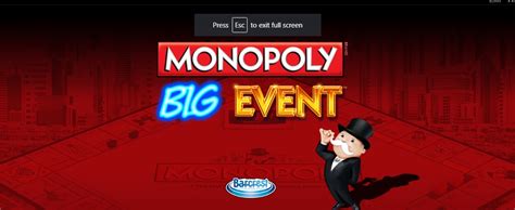 Monopoly Big Event Bet365