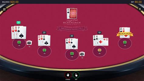 Multihand Vegas Single Deck Blackjack Bodog