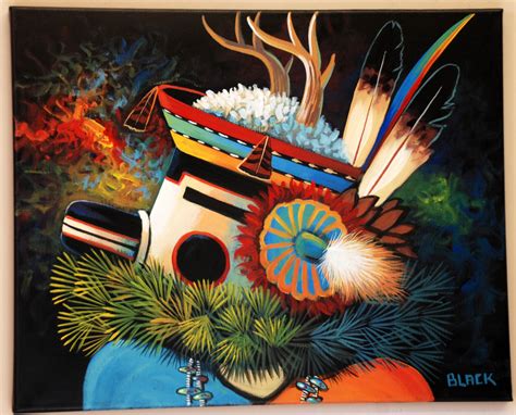 Navajo Artista Jack Black Em 1984