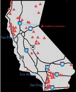 Norte Da California Indian Casino Mapa