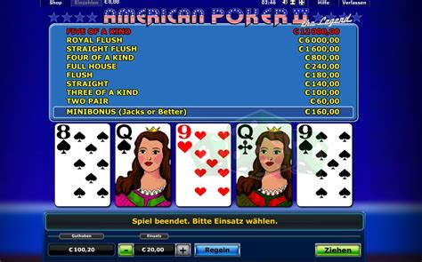 Novoline American Poker 2 Online To Play Kostenlos