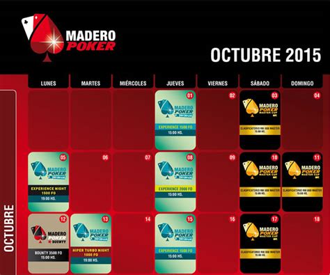 O Casino Puerto Madero Poker Calendario