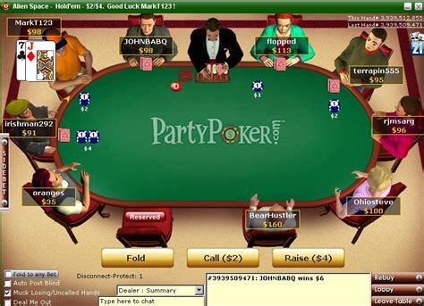 O Party Poker Manutencao