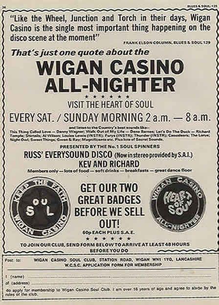 O Wigan Casino Norte Alma Todos Nighter