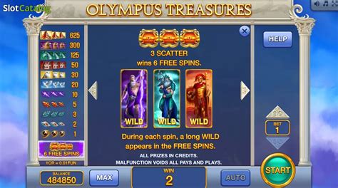 Olympus Treasures Pull Tabs Slot - Play Online