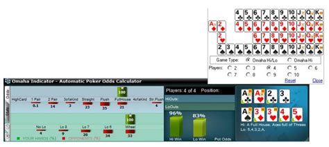 Omaha Indicador Calculadora De Poker