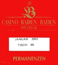 Permanenzen Casino Baden