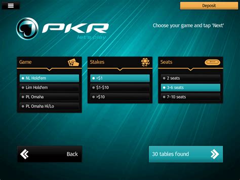 Pkr Poker Android App