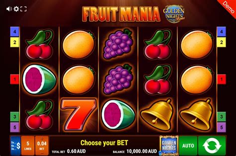 Play Fruit Mania Golden Nights Bonus Slot