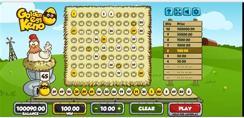 Play Golden Egg Keno Slot