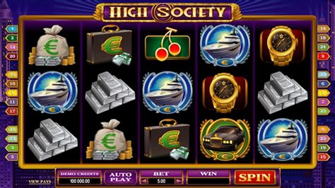 Play High Society Slot