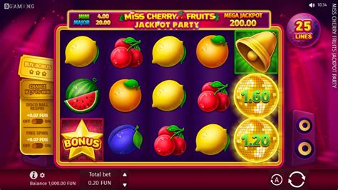 Play Miss Cherry Fruits Slot