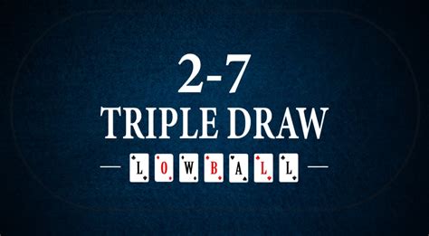 Poker 2 7 Lowball