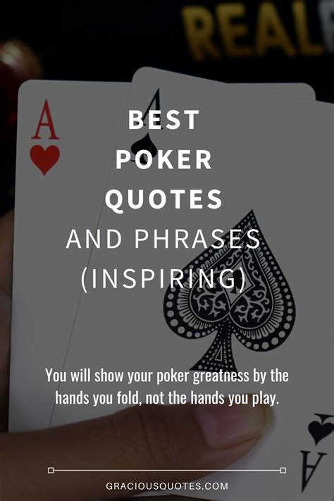 Poker Frases