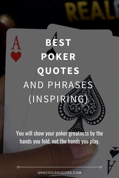 Poker Frases Cultes