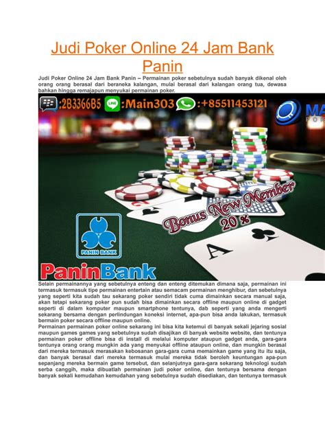 Poker Online 24 Jam