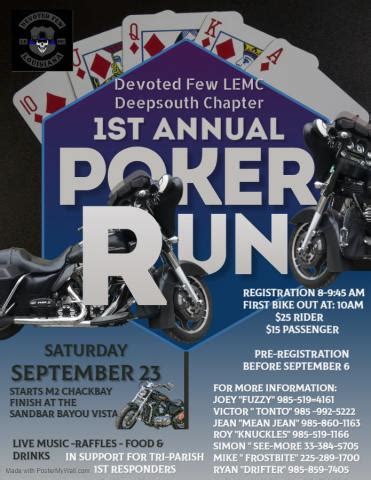 Poker Run Houma La