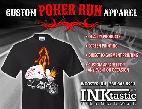 Poker Run T Shirt Projetos