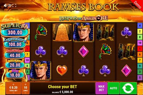 Ramses Book Respin Of Amun Re Netbet