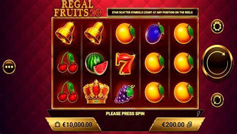 Regal Fruits 20 Netbet