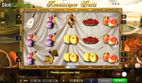 Renaissance Fruits Slot - Play Online