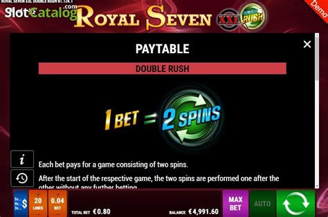 Royal Seven Double Rush Sportingbet