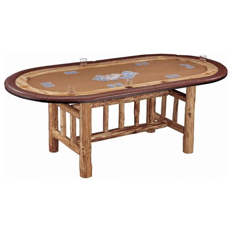 Rush Creek Log Cabin Estilo Texas Hold Em Poker