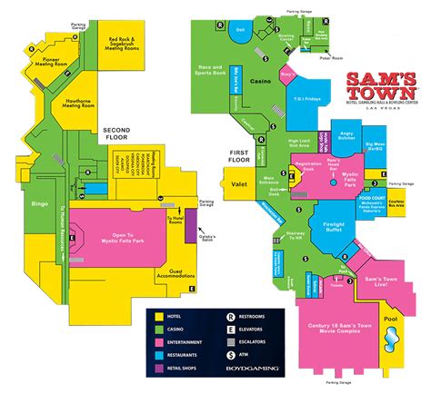 Sam S Town Casino Mapa