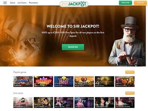 Sir Jackpot Casino Review