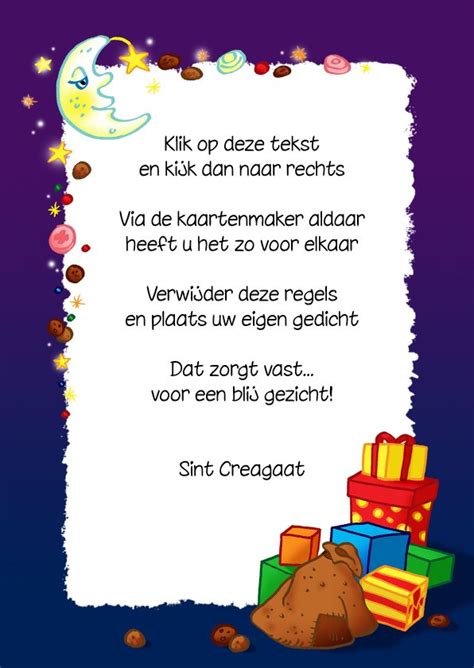 Slot De Van Sinterklaas Gedicht