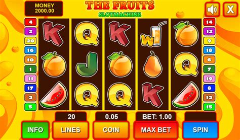 Slots De Fruit Machine Livre