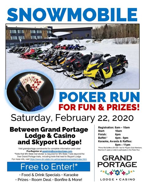 Snowmobile Poker Rally Regras