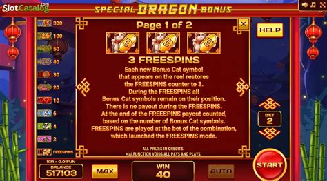 Special Dragon Bonus 3x3 888 Casino