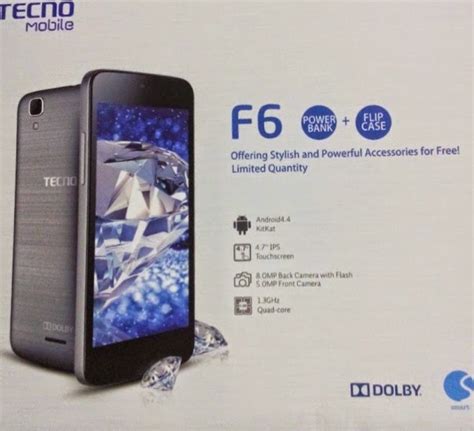 Tecno F6 Slot Preco