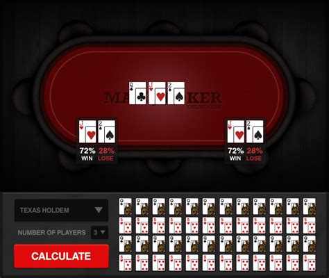 Texas Holdem Poker Odds Calculator Software