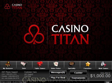 Titan Casino Bonus De Inscricao