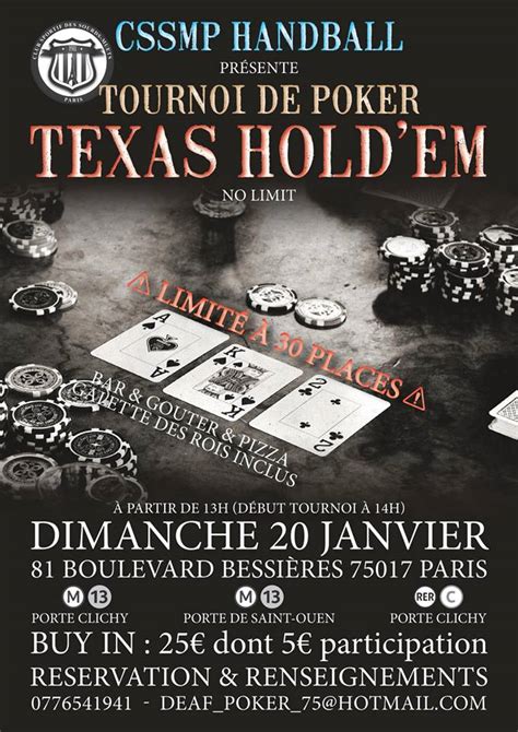Tournoi De Poker Paris