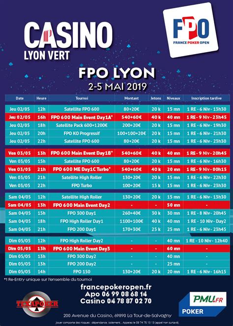 Tous Les Tournois Casino Lyon Vert