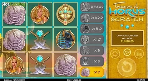 Treasure Of Horus Scratch 888 Casino