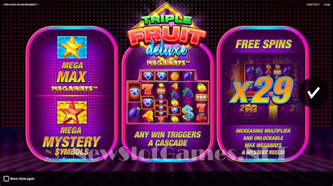 Triple Fruit Deluxe Megaways Novibet