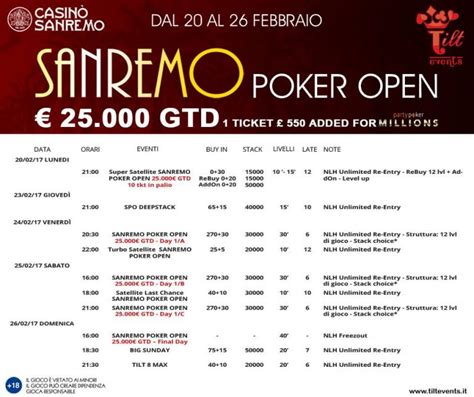 Veneza Poker Open Giugno 2024