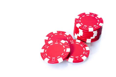 Vermelho Fichas De Poker A Pena