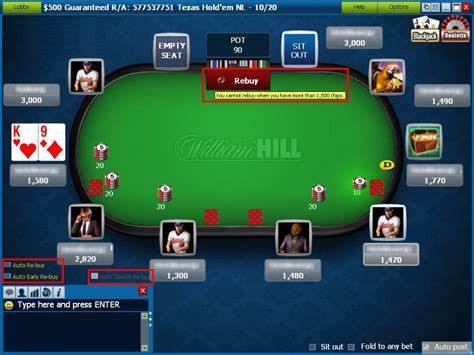 William Hill Poker Revisao Pokerscout