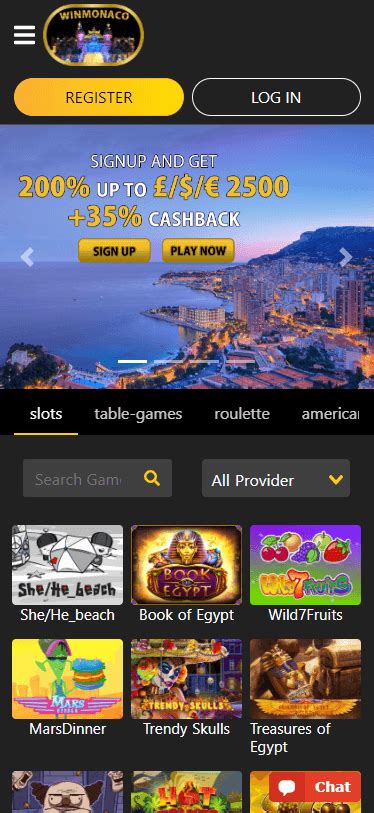 Winmonaco Casino App