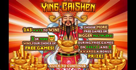 Ying Cai Shen Slot Gratis