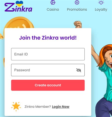 Zinkra Casino Login